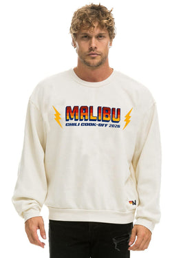 MALIBU CHILI COOK-OFF 2026 RELAXED CREW SWEATSHIRT - VINTAGE WHITE