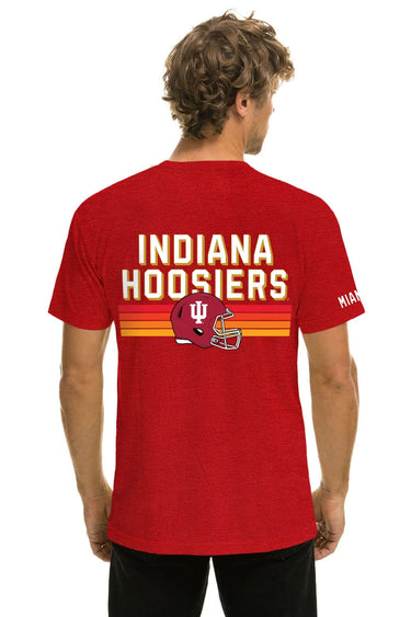 INDIANA UNIVERSITY CFP 2026 CREW TEE SHIRT - CRIMSON