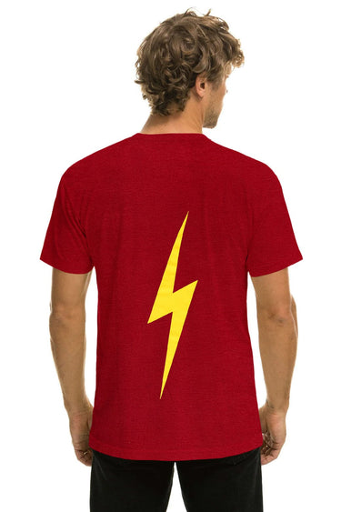UNIVERSITY OF SOUTHERN CALIFORNIA BOLT CREW TEE SHIRT - CARDINAL