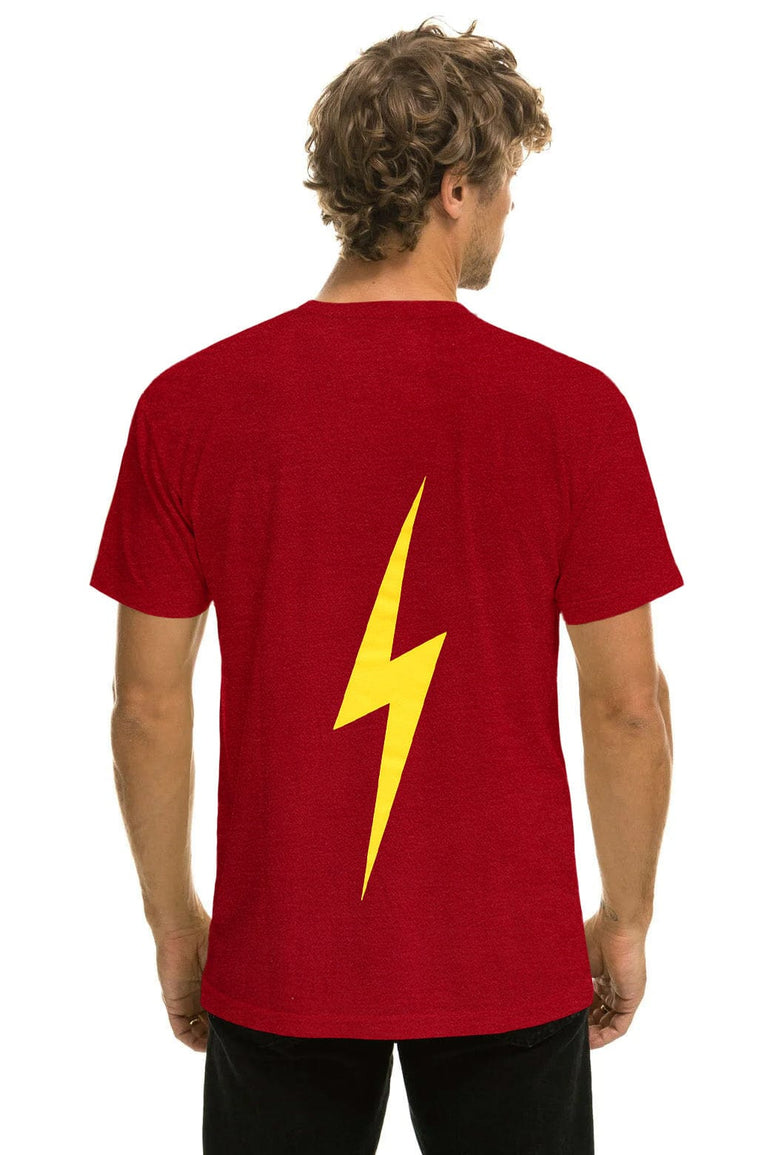 UNIVERSITY OF SOUTHERN CALIFORNIA BOLT CREW TEE SHIRT - CARDINAL