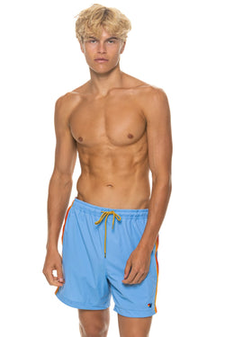 MEN'S 5 STRIPE FLEX SHORTS - SKY