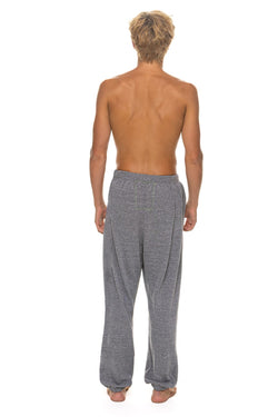 LOGO SWEATPANTS - HEATHER GREY