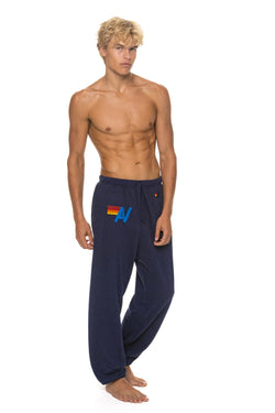 LOGO SWEATPANTS - NAVY