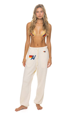 LOGO SWEATPANTS - VINTAGE WHITE