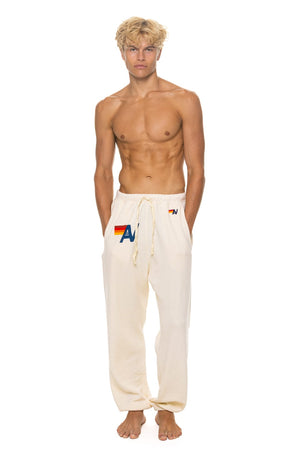 LOGO SWEATPANTS - VINTAGE WHITE