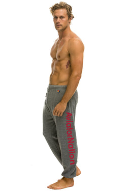 UNIVERSITY OF ALABAMA UNISEX POCKET SWEATPANTS - HEATHER GREY