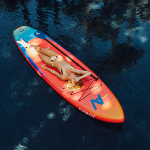 FUNBOY X AVIATOR NATION RAINBOW PADDLE BOARD