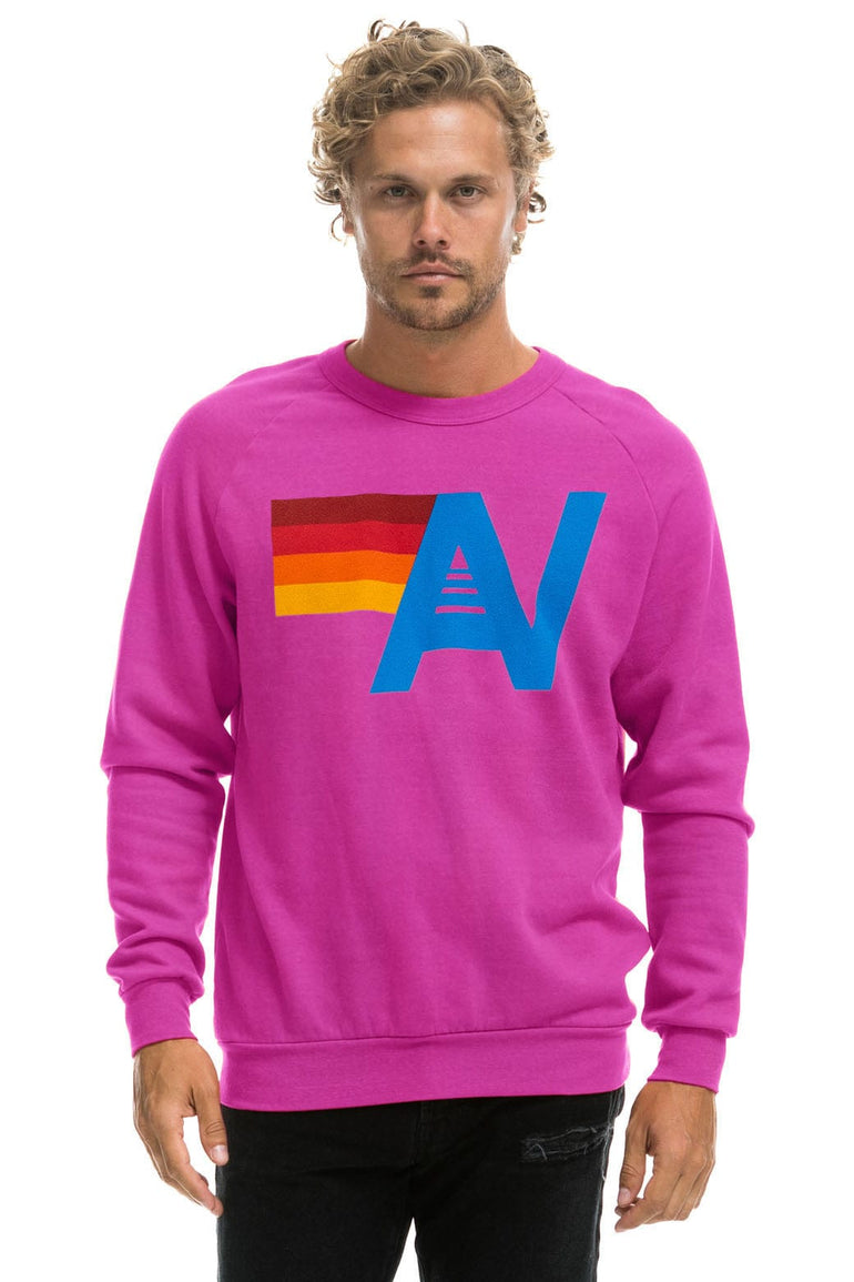 LOGO SWEATSHIRT - MAGENTA