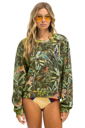 JUNGLE RELAXED CREW SWEATSHIRT