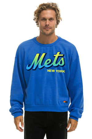 NY METS 2026 RELAXED CREW SWEATSHIRT - OCEAN