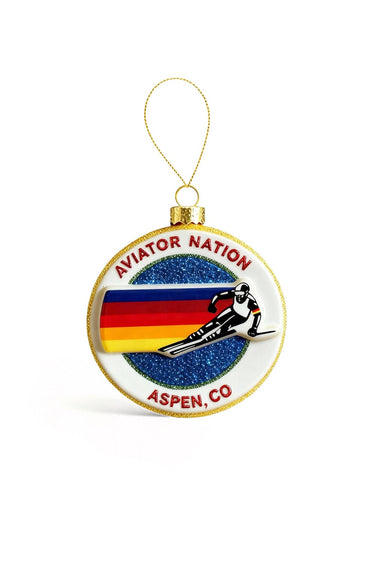 AVIATOR NATION ASPEN - BLOWN GLASS ORNAMENT