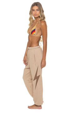 BOLT SWEATPANTS - SAND // MOCHA