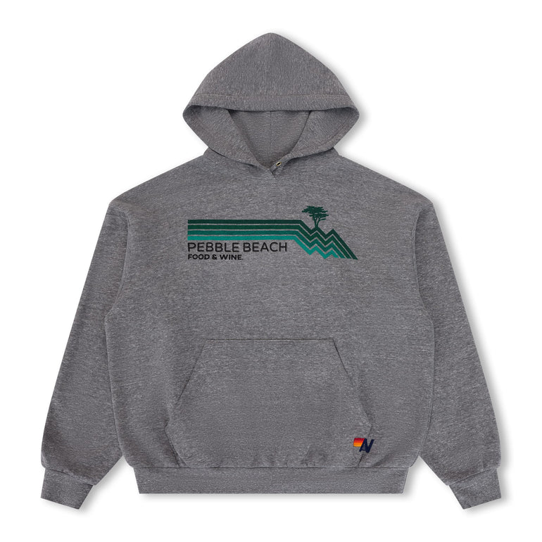 PEBBLE BEACH FOOD & WINE 2026 PULLOVER HOODIE RELAXED - HEATHER GREY