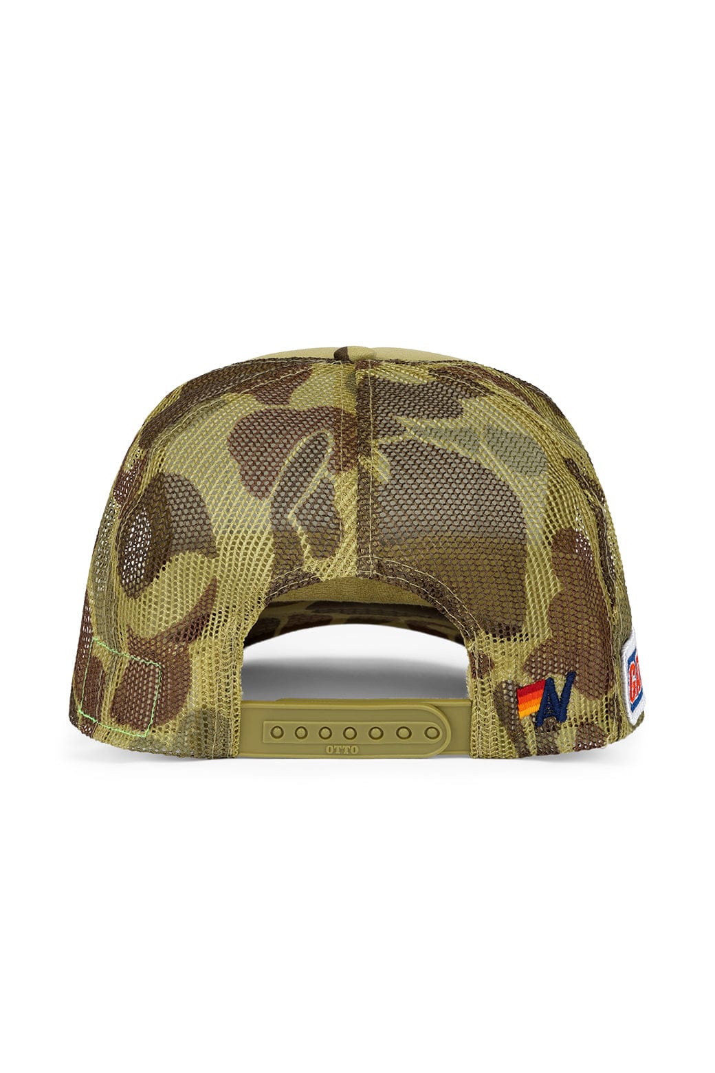 Florida State Flag Embroidered Patch Retro Trucker Mesh Cap - Camo Adjustable Snapback Hat