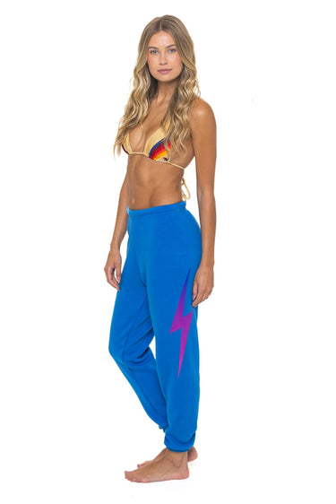 BOLT FADE SWEATPANTS - OCEAN // PINK // PURPLE