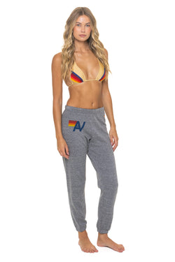 LOGO SWEATPANTS - HEATHER GREY