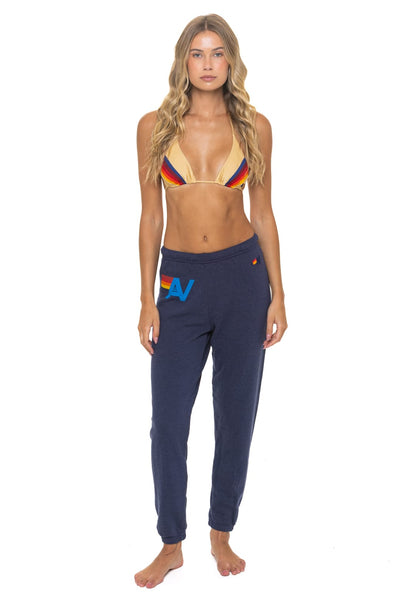 Women's Logo Sweatpants Navy | Aviator Nation