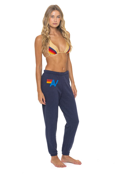 LOGO SWEATPANTS - NAVY