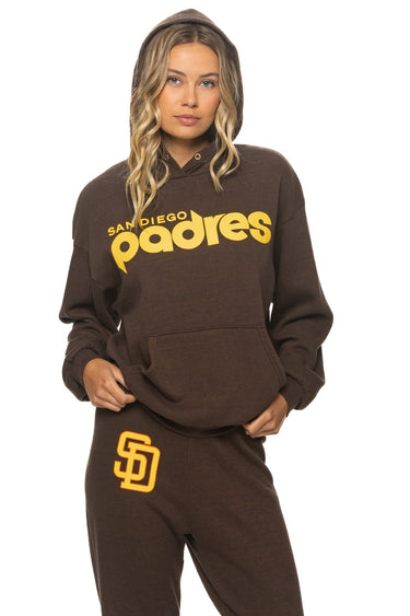 SAN DIEGO 2026 RELAXED PULLOVER HOODIE - BROWN