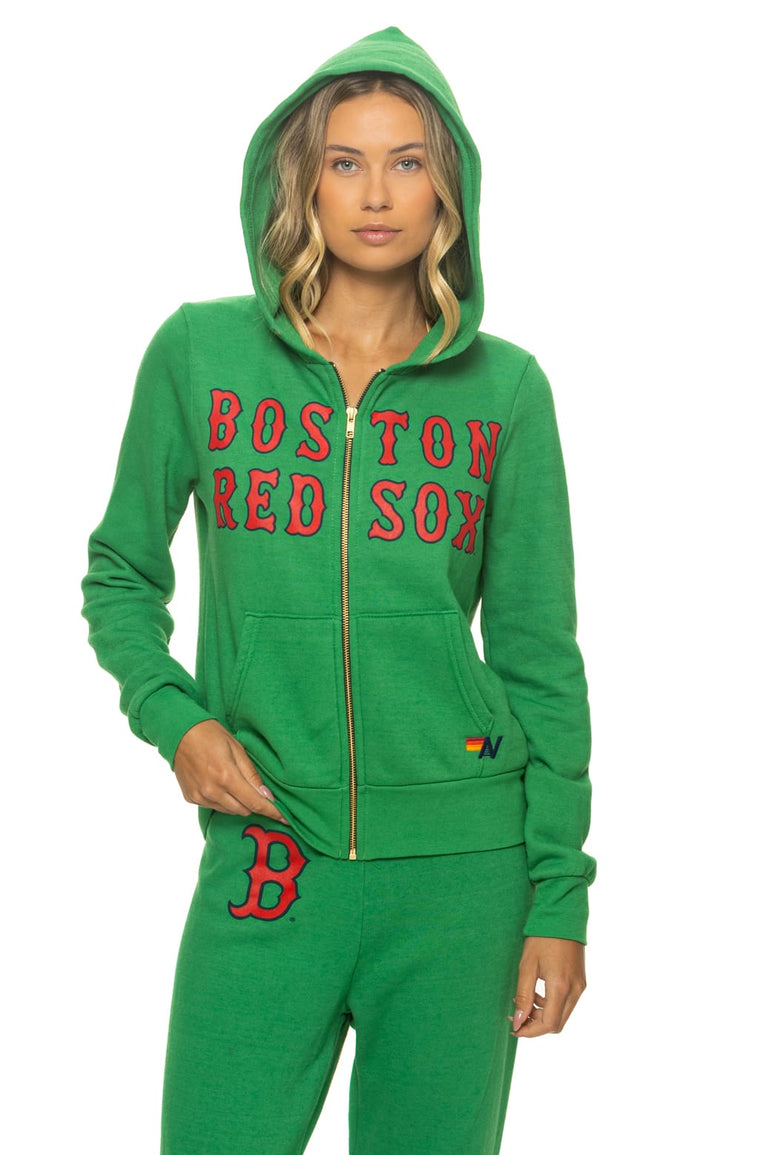 BOSTON RED SOX 2026 ZIP HOODIE - KELLY GREEN