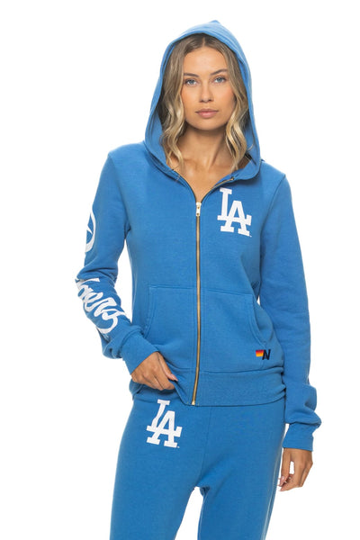 LOS ANGELES DODGERS 2026 ZIP HOODIE - COBALT – Aviator Nation