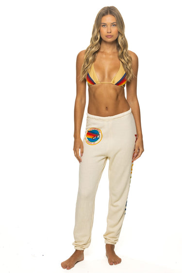 AVIATOR NATION SWEATPANTS - VINTAGE WHITE