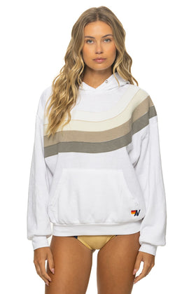 WAVE STRIPE 4 PULLOVER HOODIE RELAXED
