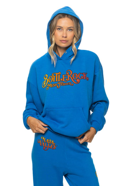 Bottlerock Pullover Hoodie Adventure Blue | Aviator Nation