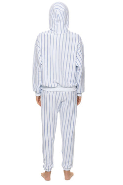 LOS ANGELES DODGERS PINSTRIPE 2026 SWEATPANTS - WHITE // BLUE