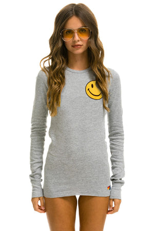 SMILEY 2 THERMAL - HEATHER GREY