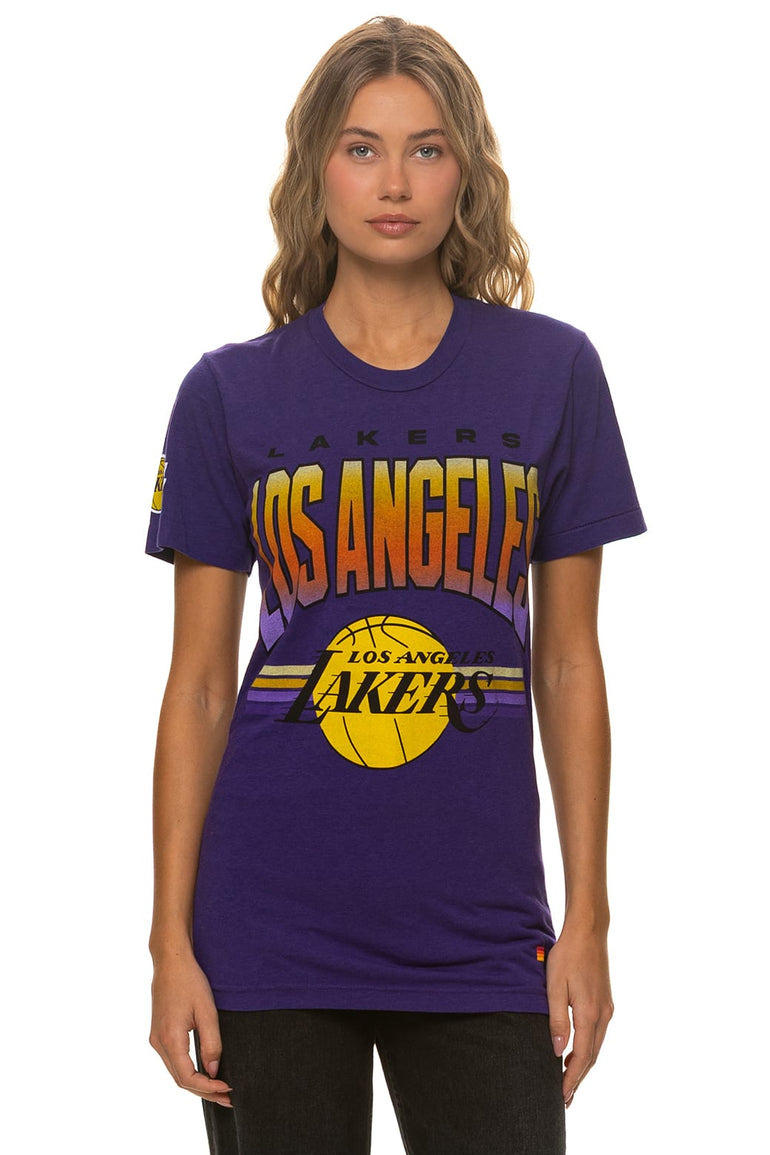 LOS ANGELES LAKERS 2026 CREW TEE - LAKERS PURPLE