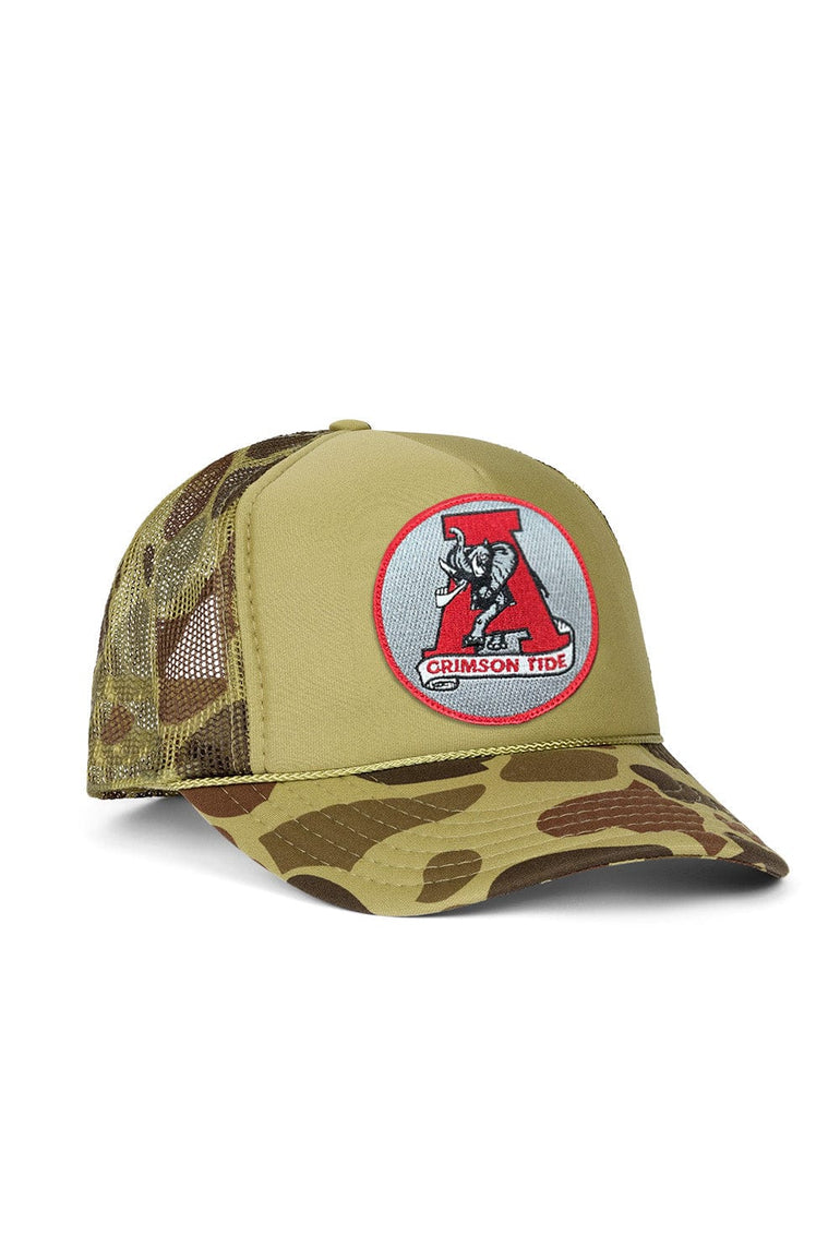UNIVERSITY OF ALABAMA VINTAGE LOW RISE TRUCKER - CAMO