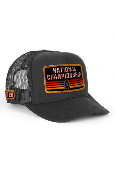 CFP NATIONAL CHAMPIONSHIP 2026 VINTAGE LOW RISE TRUCKER - BLACK