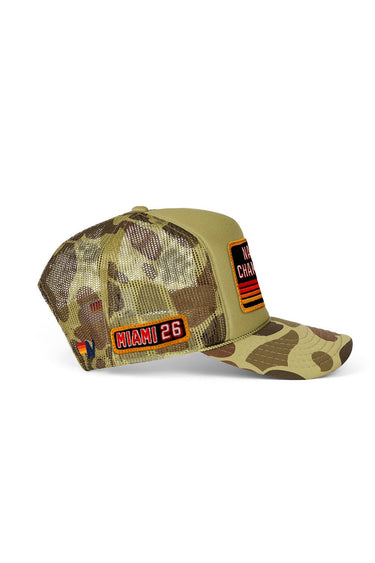 CFP NATIONAL CHAMPIONSHIP 2026 VINTAGE LOW RISE TRUCKER - CAMO