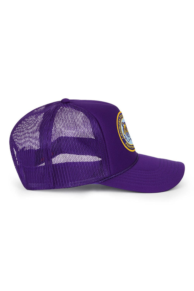 LSU VINTAGE LOW RISE TRUCKER - PURPLE