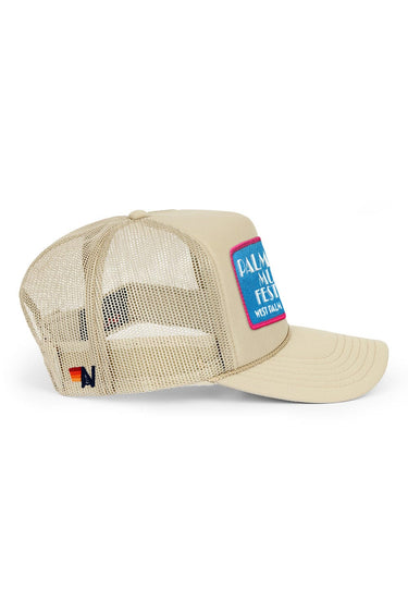 PALM TREE FESTIVAL WEST PALM 2026 VINTAGE LOW RISE TRUCKER - SAND