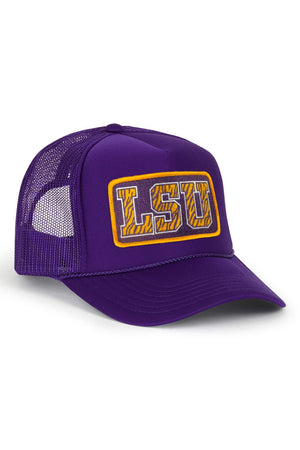LSU 2026 VINTAGE LOW RISE TRUCKER - PURPLE