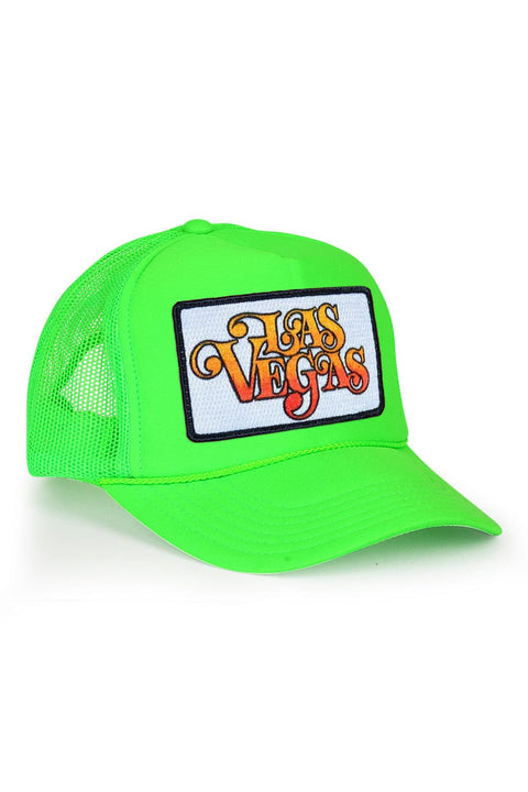 LAS VEGAS SCRIPT TRUCKER HAT – Aviator Nation display picture 2