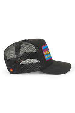 MALIBU CHILI COOK-OFF 2026 VINTAGE LOW RISE TRUCKER - BLACK