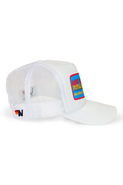 MALIBU CHILI COOK-OFF 2026 VINTAGE LOW RISE TRUCKER - WHITE