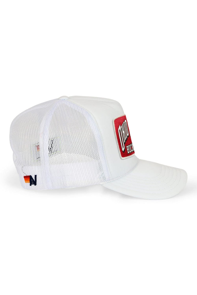 OHIO STATE UNIVERSITY 2026 VINTAGE LOW RISE TRUCKER - WHITE