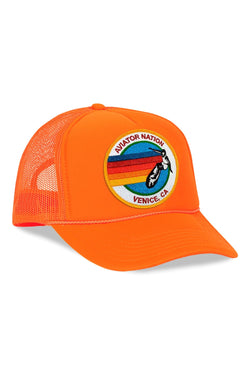 AVIATOR NATION VENICE TRUCKER HAT