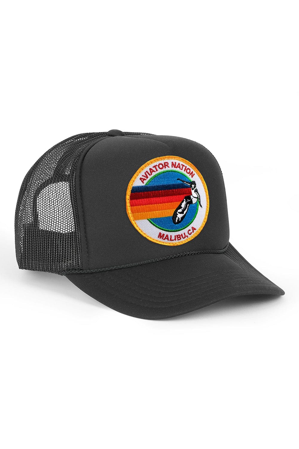 Aviator Nation - Signature Logo Vintage Trucker Hat - Black main image 0