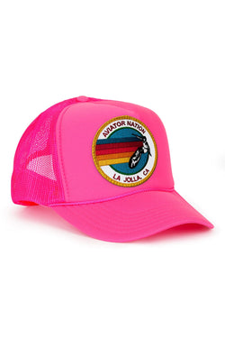AVIATOR NATION LA JOLLA TRUCKER HAT