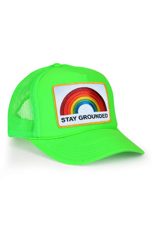 STAY GROUNDED TRUCKER HAT