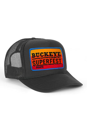 BUCKEYE FEST 2025 VINTAGE LOW RISE TRUCKER HAT