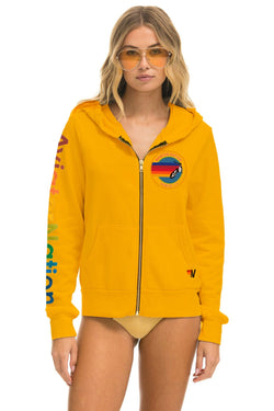 AVIATOR NATION HOODIE - GOLD