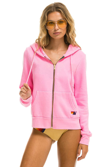 ANOTHER DAY IN PARADISE HOODIE - NEON PINK