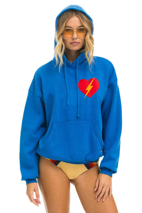 BOLT HEART PULLOVER RELAXED HOODIE