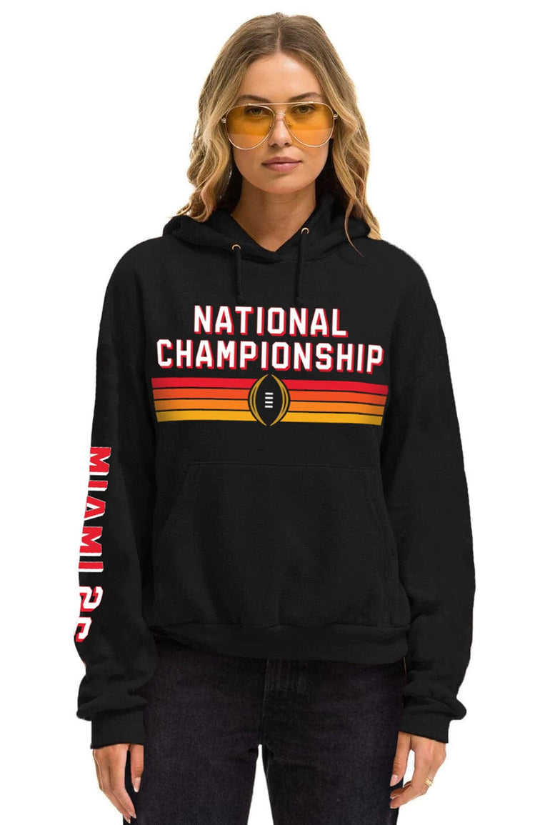 CFP NATIONAL CHAMPIONSHIP 2026 MATCHUP PULLOVER HOODIE - BLACK